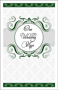 Wedding Program Cover Template 13C - Graphic 9